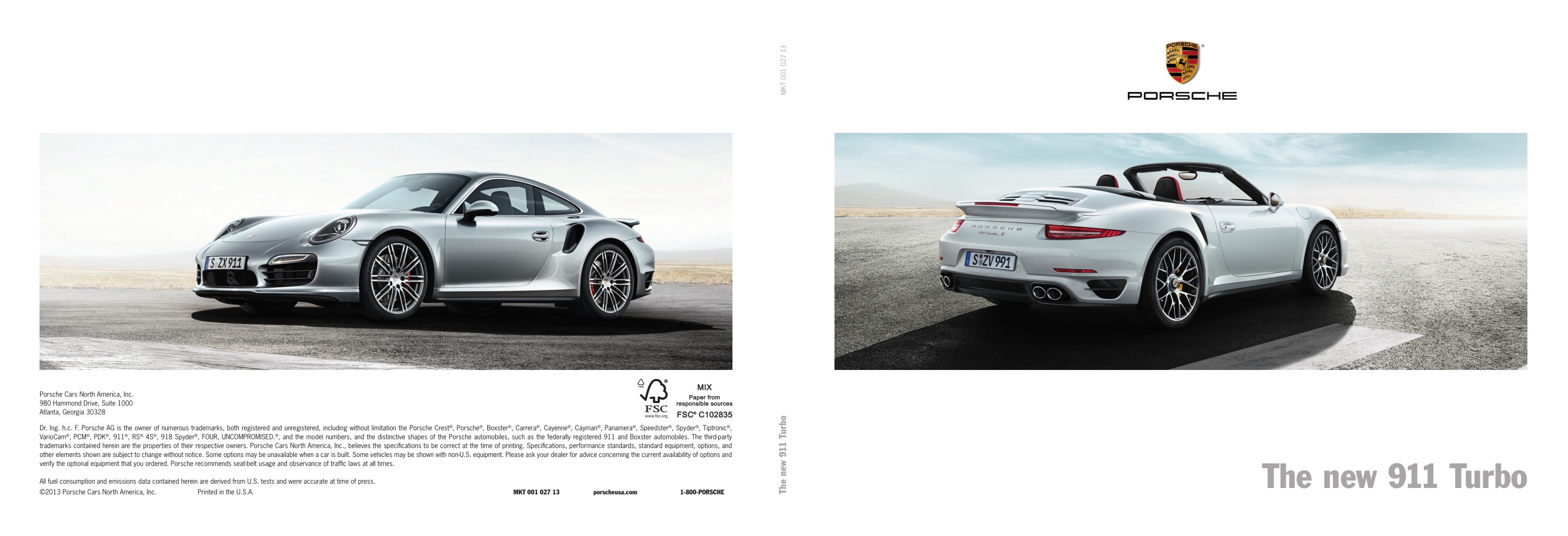 2014 Porsche 911 Turbo Brochure Page 15